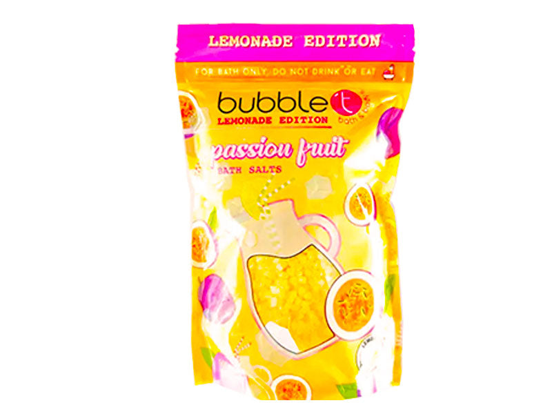 Achat Sels de bain Limonade Fruit de la passion - Bubble T Cosmetics