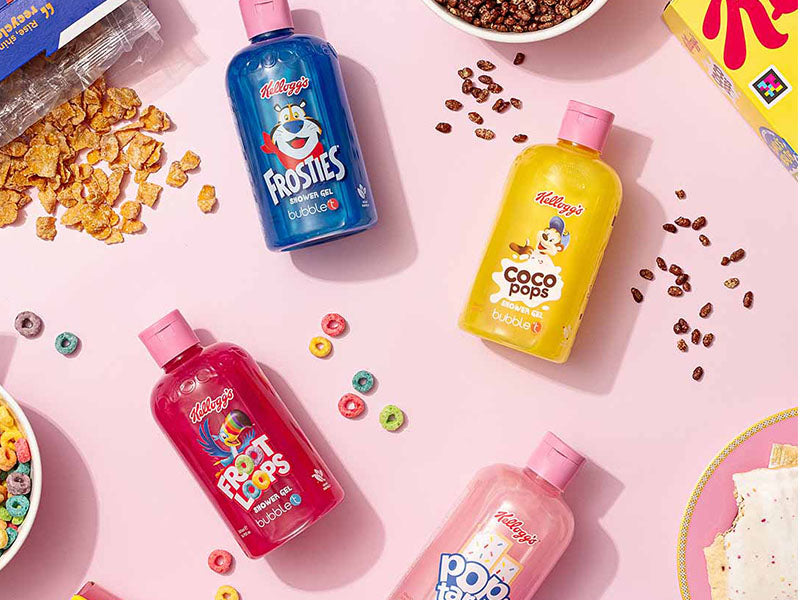 Achat Gel douche et bain Kellogg's Frosties - Bubble T Cosmetics