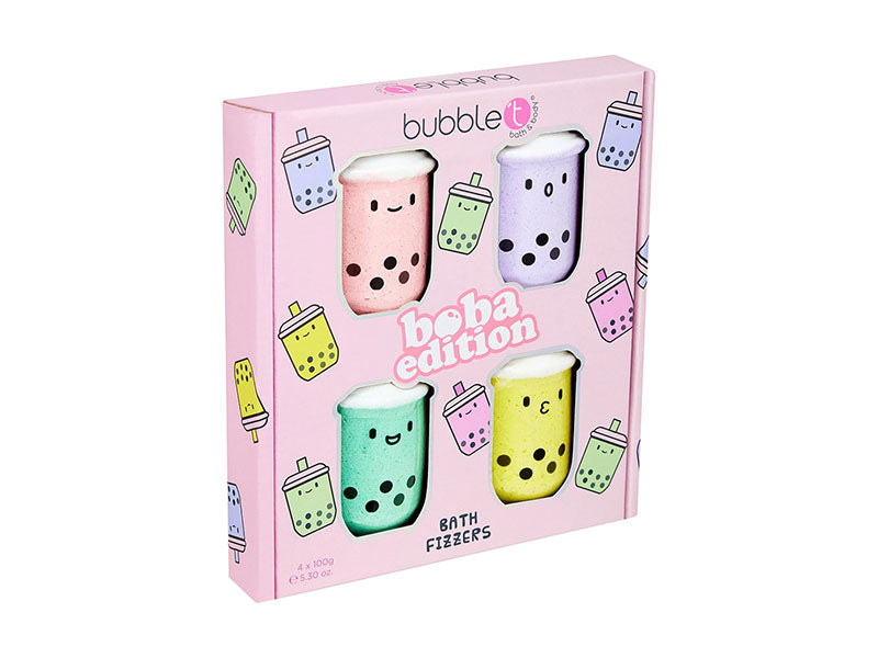 achat Coffret cadeau 4 bombes de bain Bobba édition - Bubble T Cosmetics