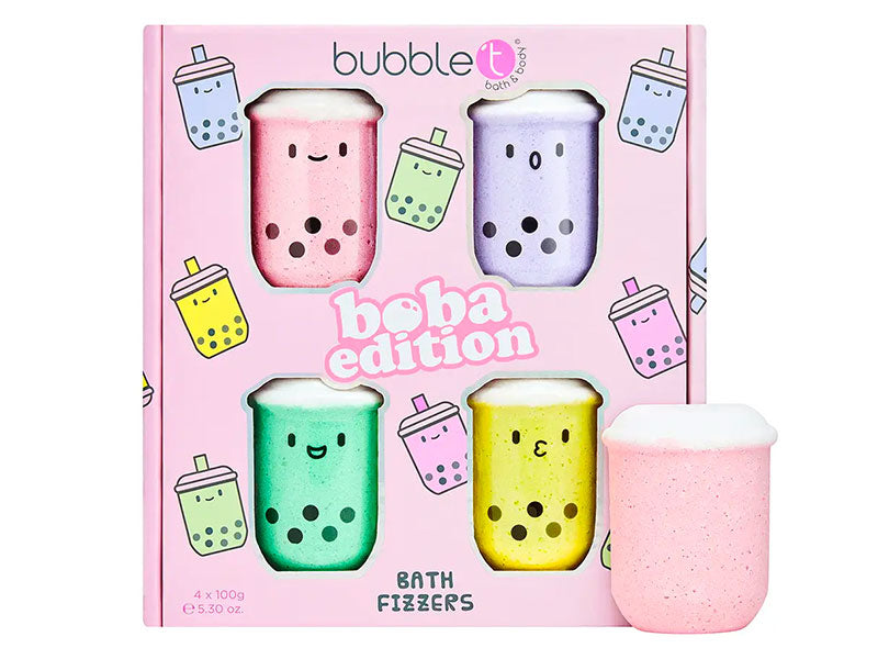 Achat Coffret cadeau 4 bombes de bain Bobba édition - Bubble T Cosmetics