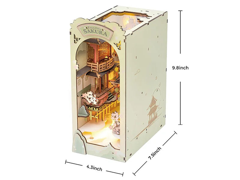 achat Book Nook - Pièce miniature - Fleurs de Sakura Falling