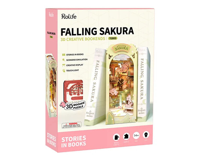 achat Book Nook - Pièce miniature - Fleurs de Sakura Falling