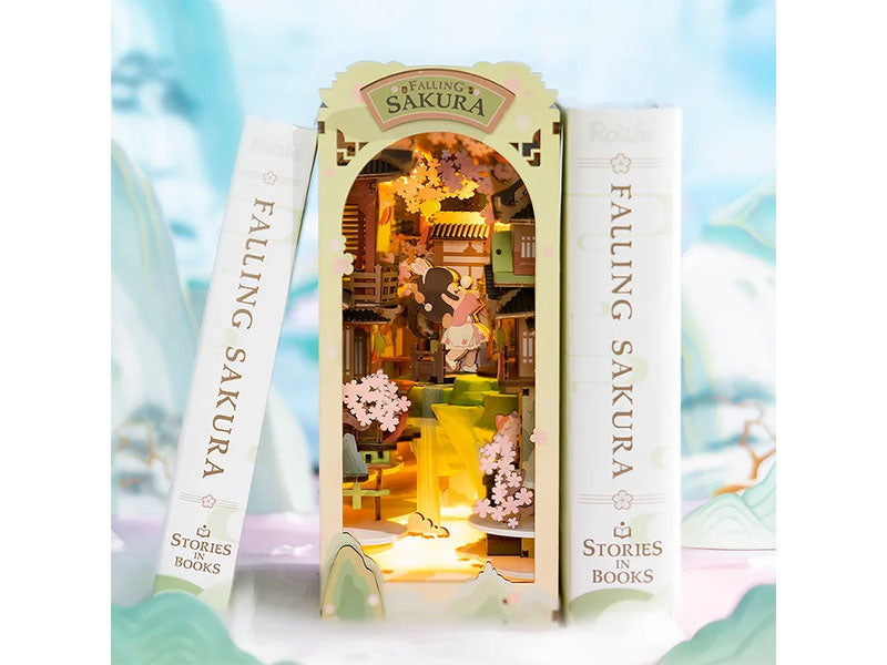 achat Book Nook - Pièce miniature - Fleurs de Sakura Falling