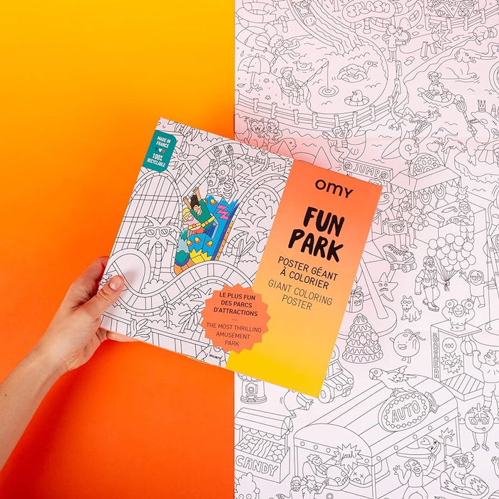 Achat Poster géant à colorier - FUN PARK - OMY