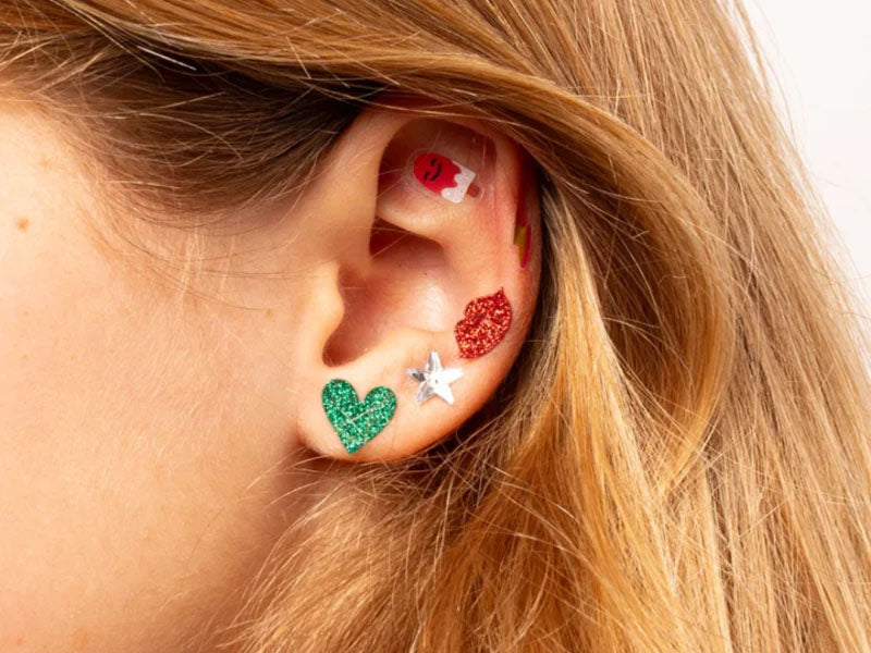 achat Boucles d'oreilles Stickers - Kawai- OMY