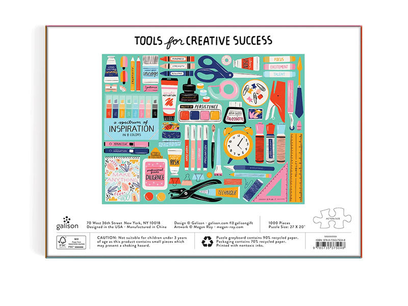 achat Puzzle Tools for creative succes - 1000 pièces - Galison