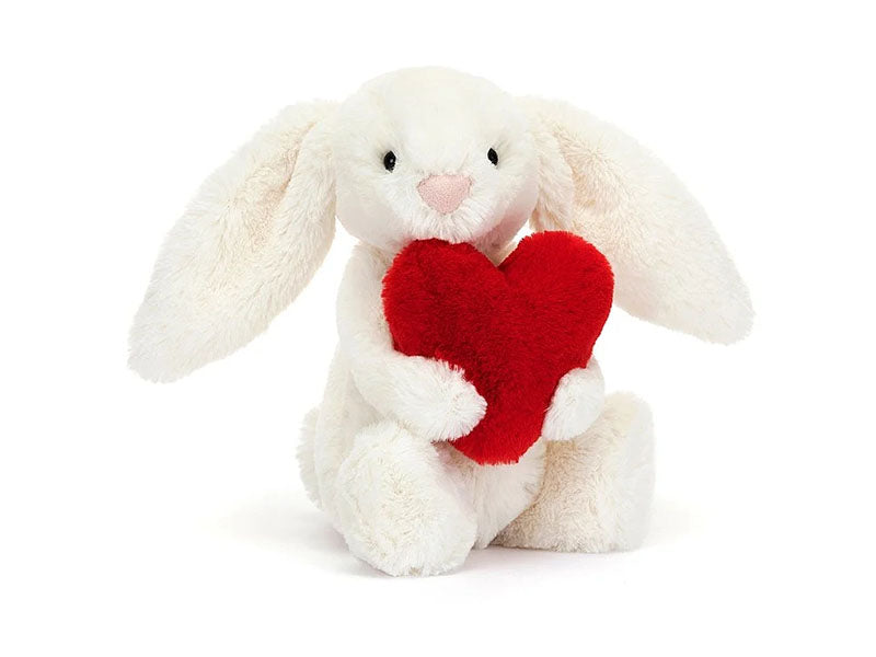 Achat Peluche Lapin coeur rouge Love - 18 cm - Jellycat