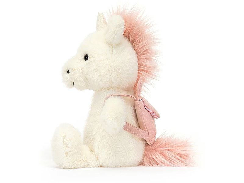 achat Peluche Licorne et son sac à dos - 22 cm - Jellycat