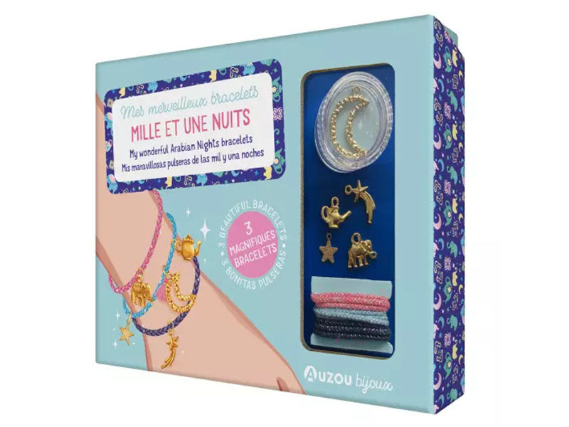 Achat Kit créatif - Mes Merveilleux Bracelets Mille et une nuits - Auzou