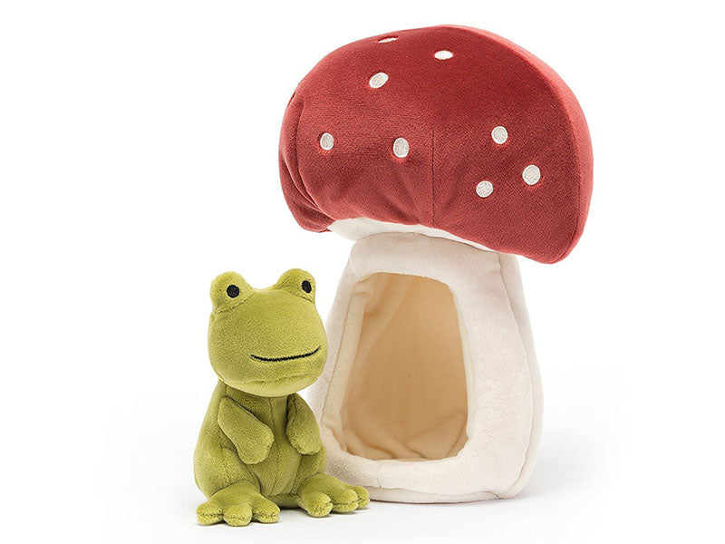 achat Peluche Grenouille et sa maison champignon - 21 cm - Jellycat