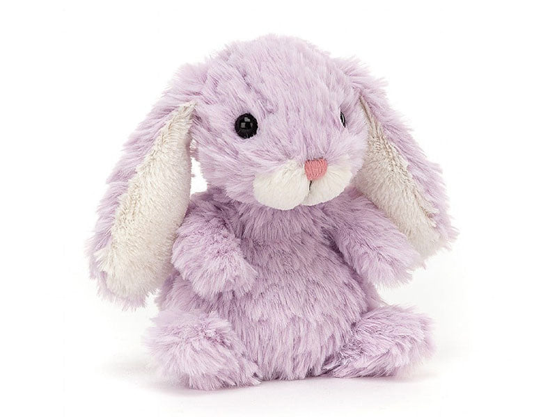 Achat Peluche Lapin Yummy bouclé Lavande - 13 cm - Jellycat