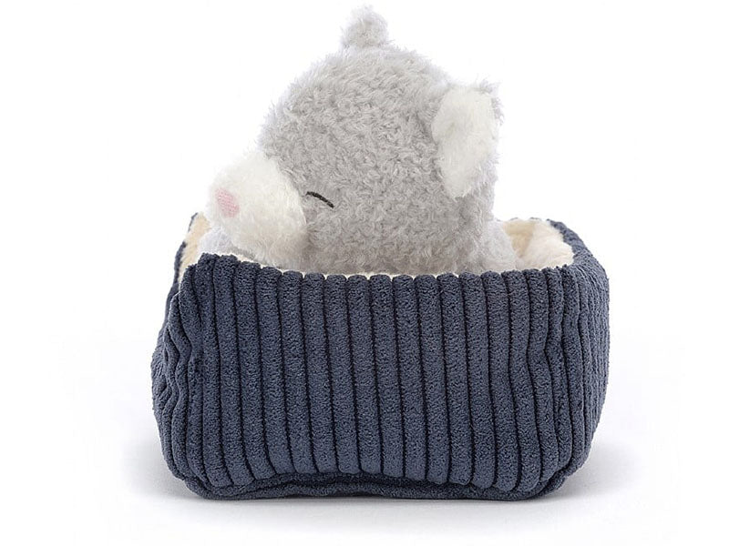 achat Peluche Chat endormi dans son panier - 10 cm - Jellycat