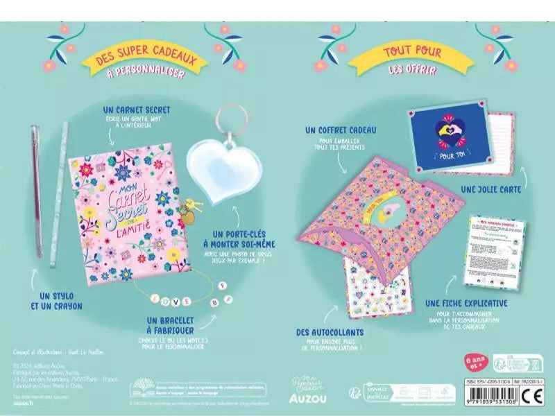 Achat Papeterie créative - Mon super cadeau d'amitié - Auzou