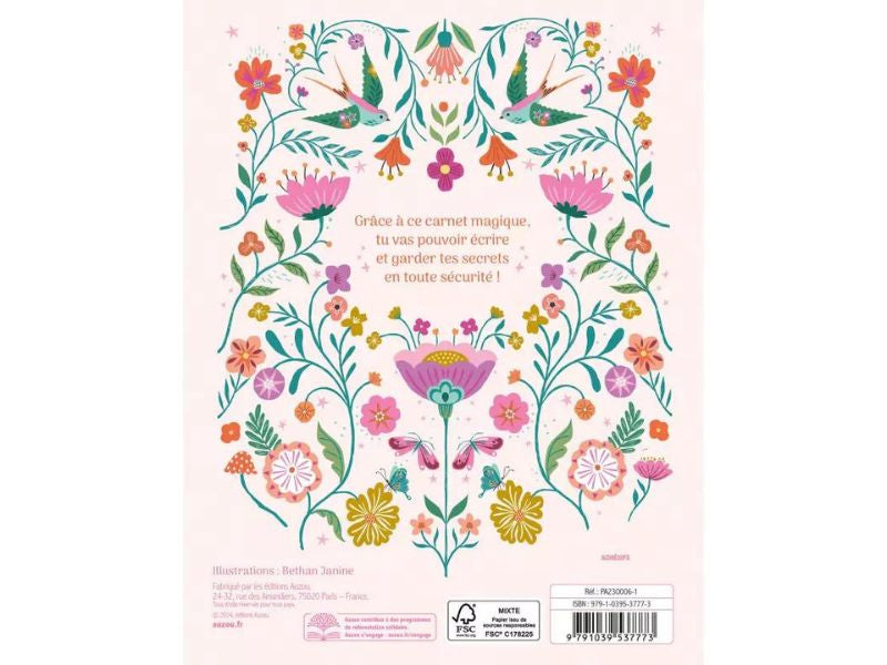 achat Mon carnet secret ultra pailleté - Auzou
