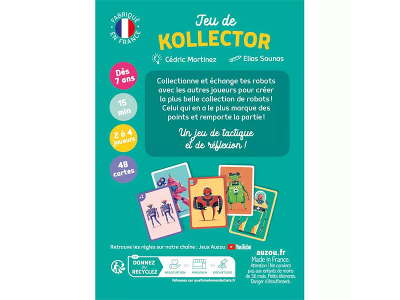 achat Jeu de cartes robot Kollector - Auzou