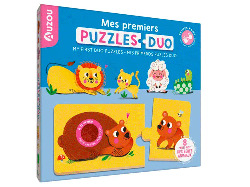 Achat Mes premiers puzzles duo à toucher - Auzou