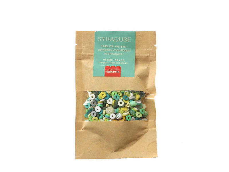 Achat Mélange de perles heishi et de breloques - Syracuse