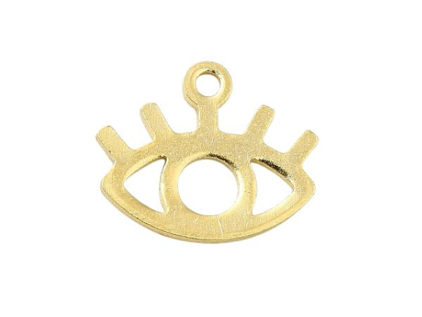 Achat Breloque dorée à l'or fin 24 K – Oeil évidé