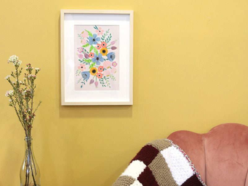 Achat Coffret peinture au numéro - Flowers par Art.iisan - PETIT PINCEAU