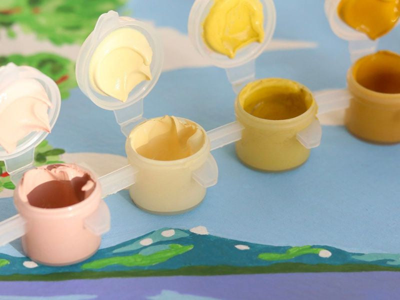 achat Coffret peinture au numéro - Fenêtre ouverte sur Naples par Limistic - PETIT PINCEAU