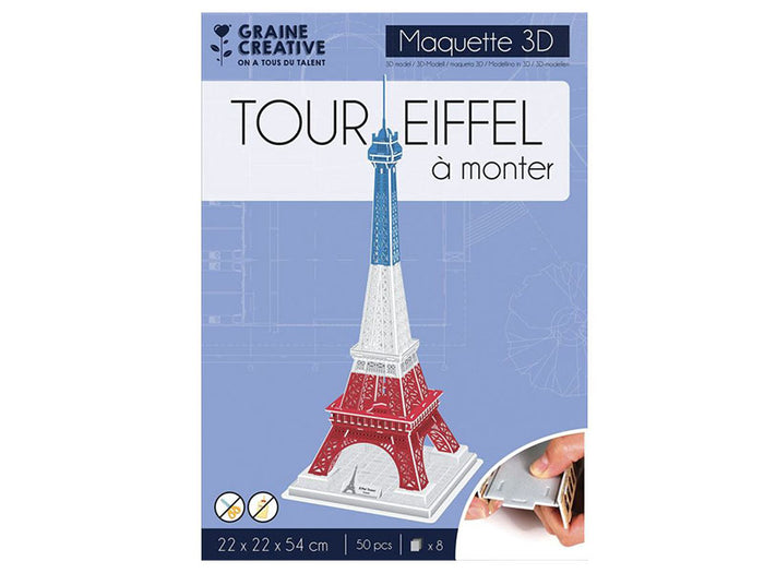 Achat Puzzle maquette - Tour Eiffel - Graine Créative