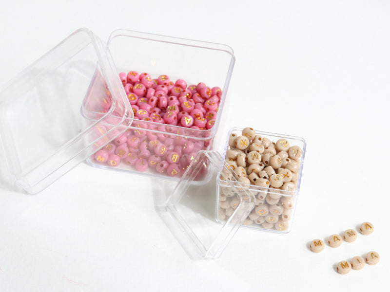 achat 200 perles lettres dorées – Avoine