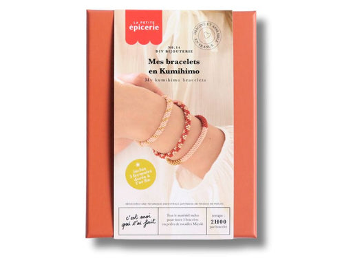 Achat Kit DIY Bijouterie - Mes bracelets Kumihimo