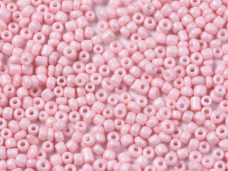 Achat Perles de rocailles en tube - Misty Rose - 2 mm