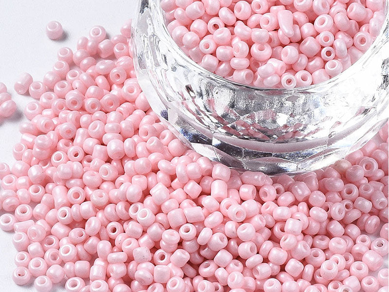 achat Perles de rocailles en tube - Misty Rose - 2 mm