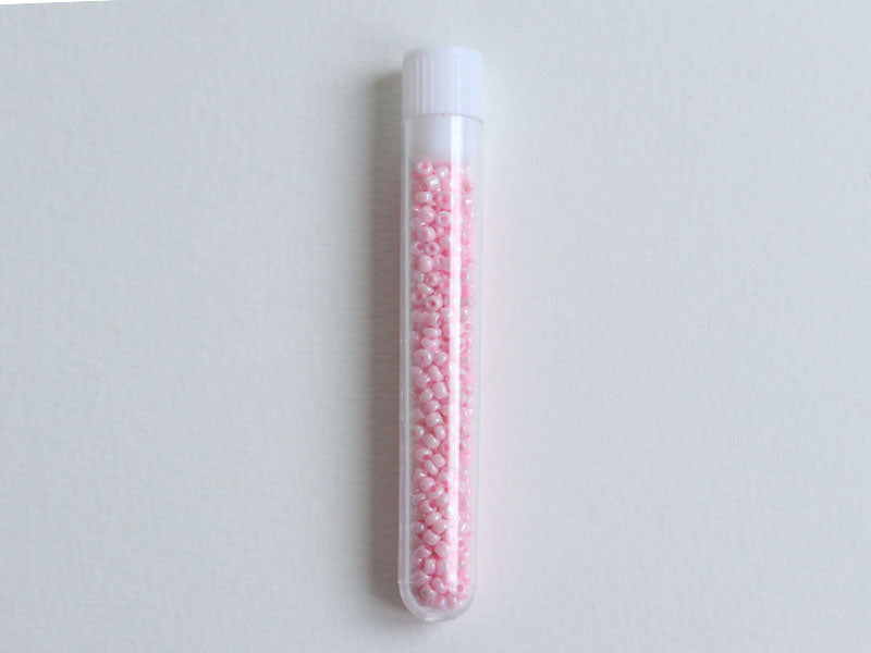 achat Perles de rocailles en tube - Misty Rose - 2 mm