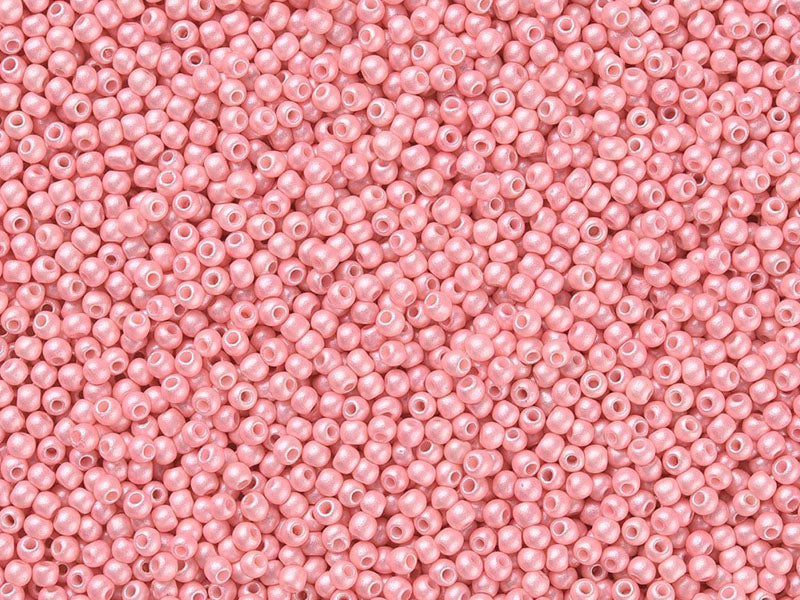 Achat Perles de rocailles en tube - Rose blush - 2 mm