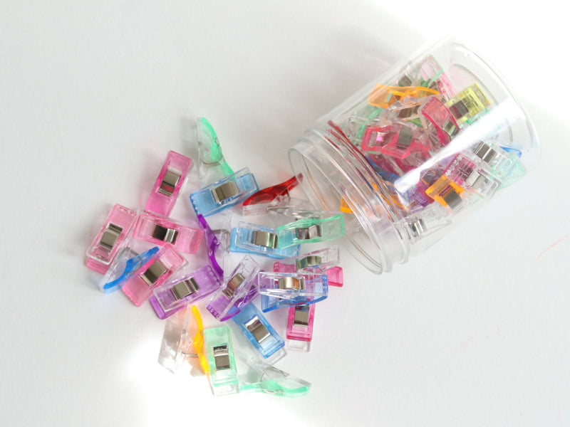 Achat 50 Pinces clips multicolores pour loisirs créatifs