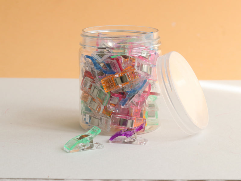 achat 50 Pinces clips multicolores pour loisirs créatifs