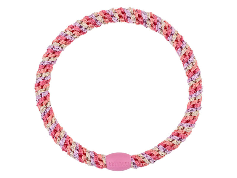 Achat Elastique cheveux Rose Glitter Slim - Kknekki