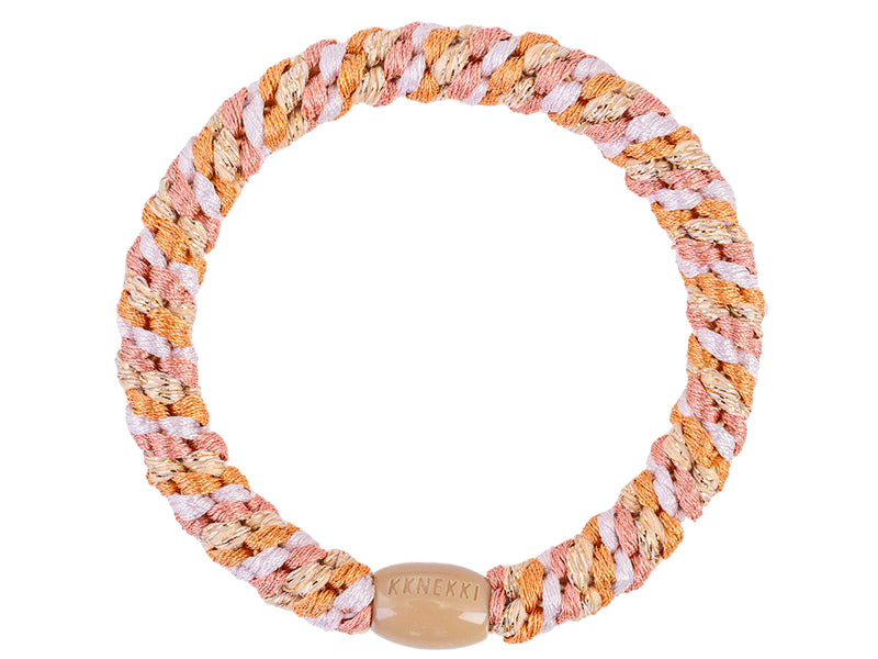 Achat Elastique cheveux Rose Nude & Glitter - Kknekki