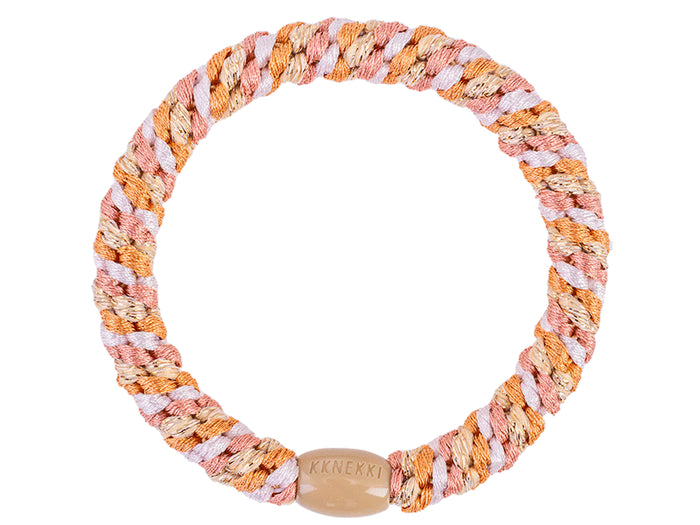 Achat Elastique cheveux Rose Nude & Glitter - Kknekki