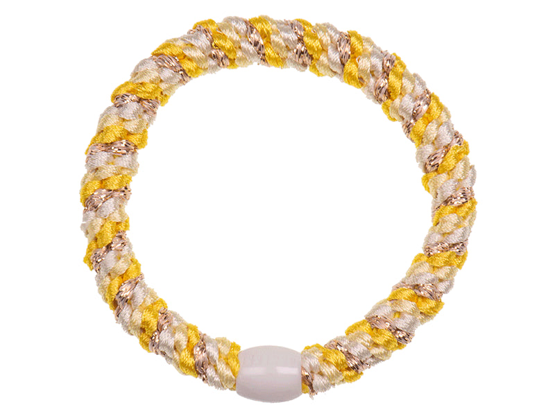 Achat Elastique cheveux Jaune & Glitter - Kknekki
