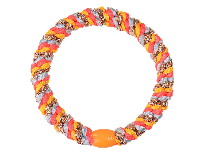 Achat Elastique cheveux Orange fluo & Glitter - Kknekki