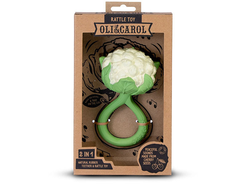 achat Jouet de dentition Hochet bébé Cauliflower le Chou - Oli&Carol