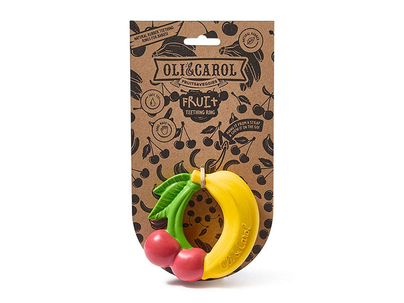 Achat Jouet de dentition bébé Fruits Banane-Cerises - Oli&Carol