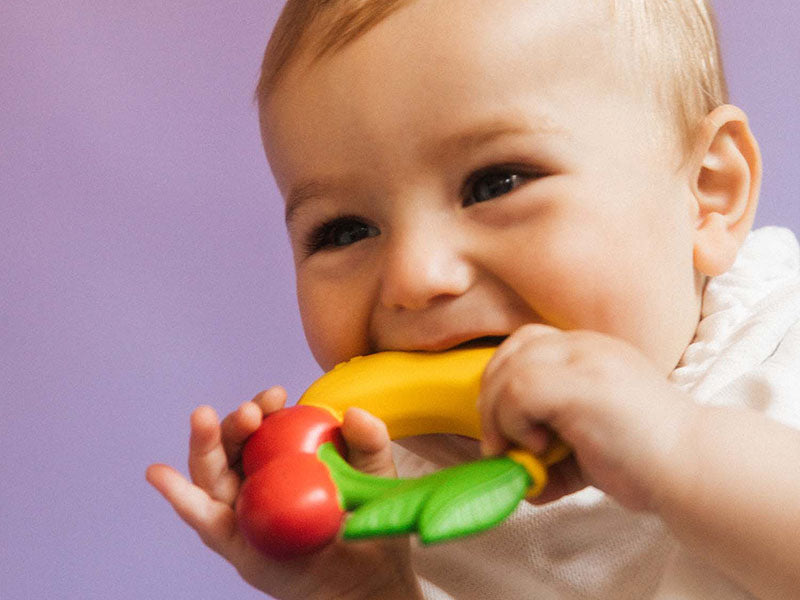 achat Jouet de dentition bébé Fruits Banane-Cerises - Oli&Carol