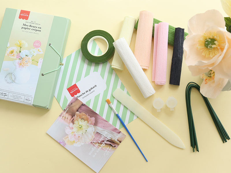 achat Kit DIY Home Déco - Mes fleurs en papier crépon