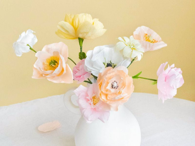 achat Kit DIY Home Déco - Mes fleurs en papier crépon