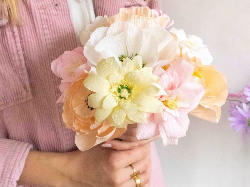 achat Kit DIY Home Déco - Mes fleurs en papier crépon