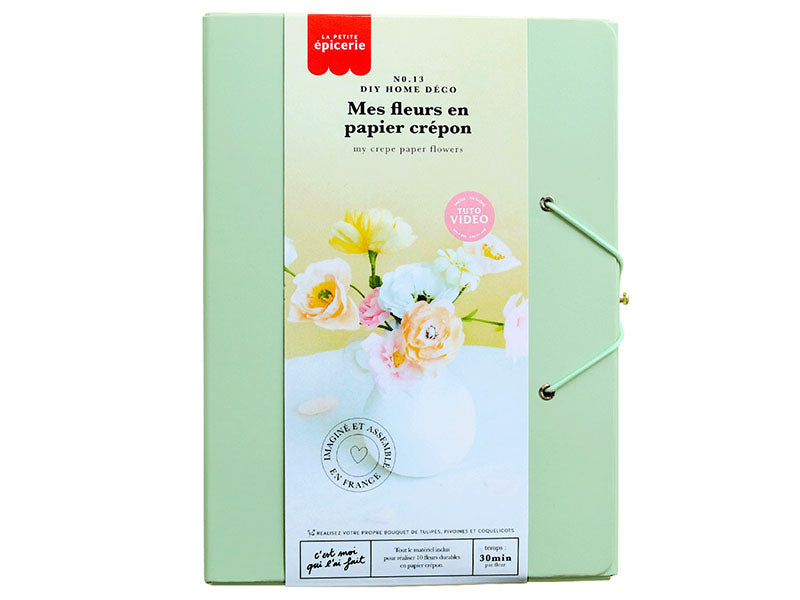 achat Kit DIY Home Déco - Mes fleurs en papier crépon