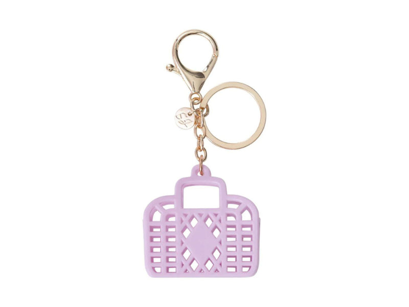 Achat Porte-clef sac de plage rétro Parme - Sun Jellies