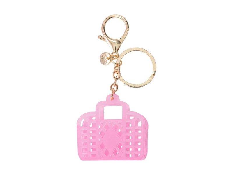 Achat Porte-clef sac de plage rétro Rose - Sun Jellies