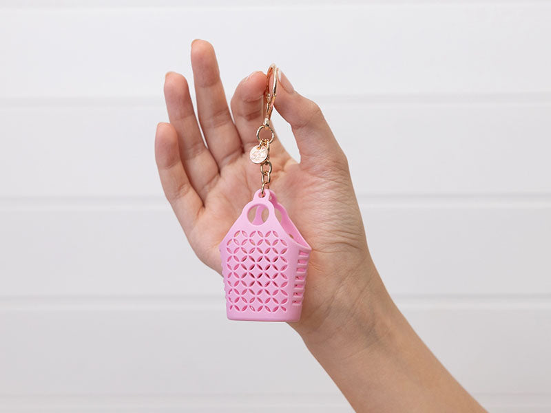 achat Porte-clef sac de plage rétro Rose Bubblegum - Sun Jellies