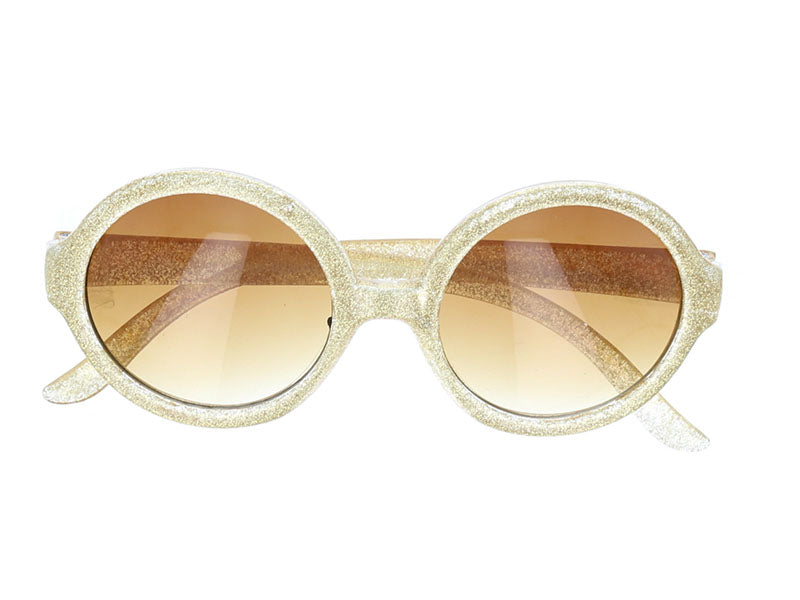 Achat Lunettes de soleil enfant pailletées dorées  - Le Petit Souk