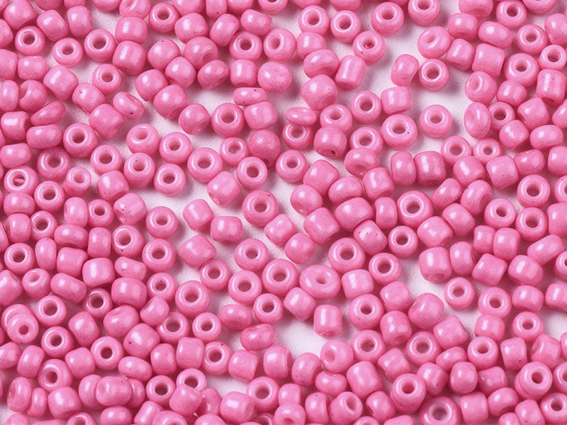Achat Perles de rocailles en tube - Rose Bubblegum - 2 mm